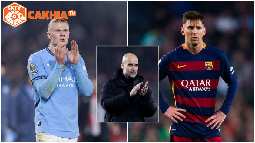 Pep Guardiola So Sánh Haaland và Messi: Những Điểm Chung Bất Ngờ Giữa Hai Siêu Sao