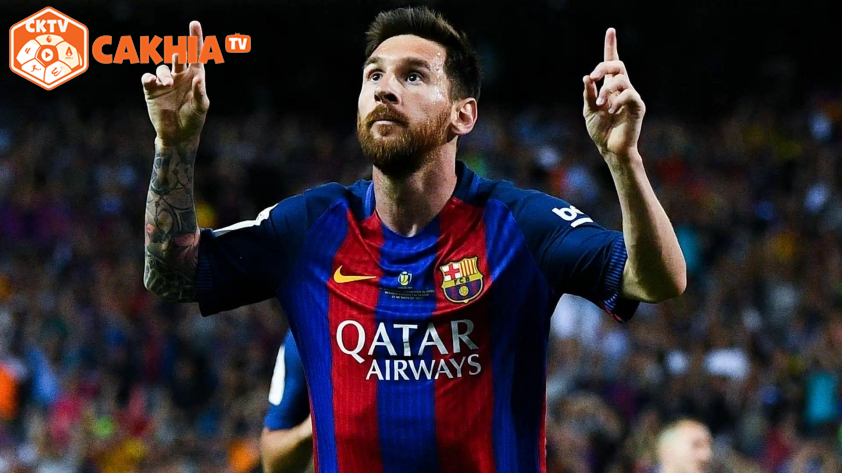 Messi vụt sáng trở thành một ngôi sao trong màu áo Barcelona. Ảnh: Getty