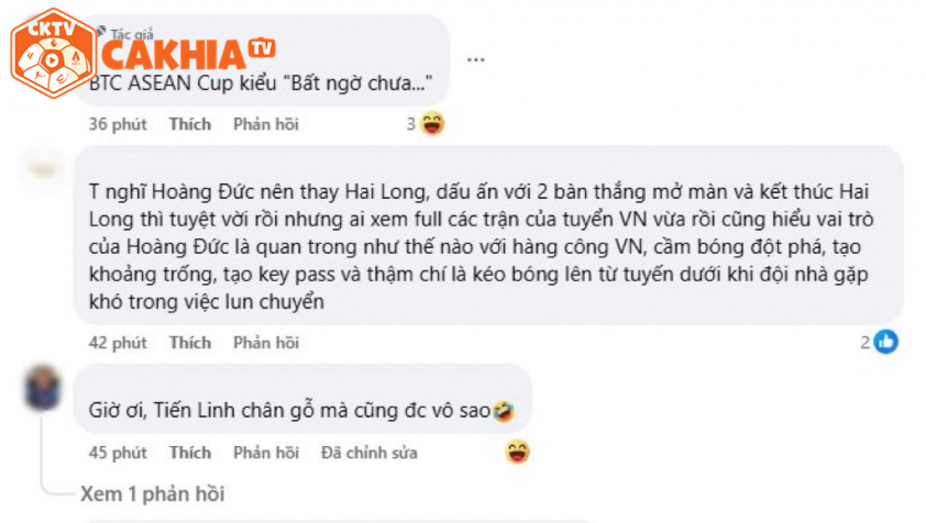 Các CĐV Việt tỏ ra bất ngờ trước Đội hình tiêu biểu AFF Cup 2024.