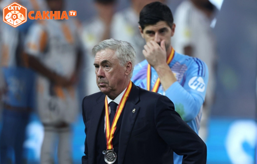 Ancelotti lạc quan với tình hình hiện tại cùng Real Madrid. Ảnh: Getty