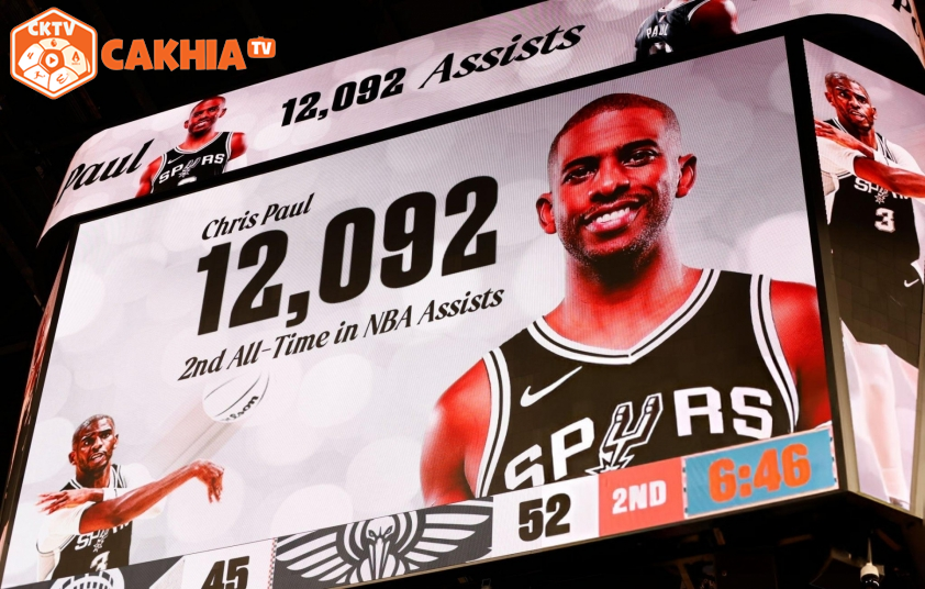 "Chris Paul - 'Point God' ghi danh trong lịch sử NBA với cột mốc ấn tượng"