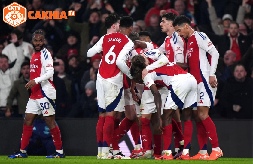 Arsenal giành chiến thắng vất vả trước Tottenham. Ảnh: Getty