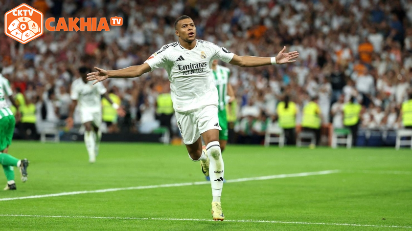 Mbappe có thành tích ấn tượng tại Real Madrid. Ảnh: Getty