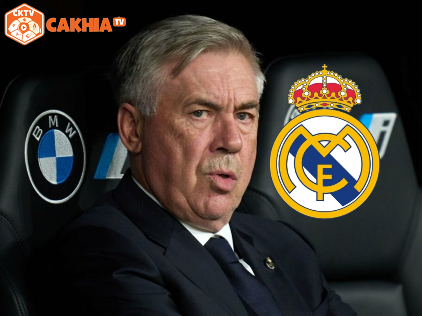 Ancelotti tỏ ra thận trọng trước trận đấu gặp Barca (Ảnh: Getty).