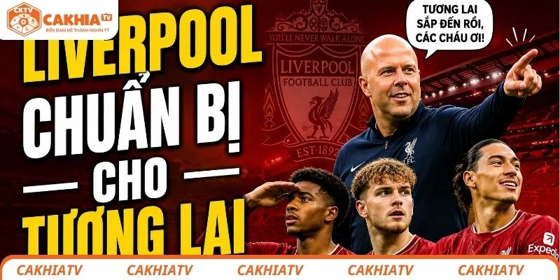 Liverpool đang chuẩn bị đội hình cho mùa giải tới