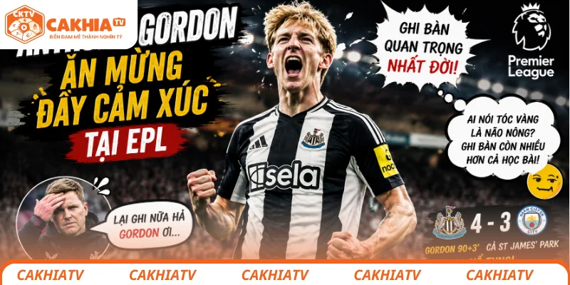 Anthony Gordon chốt thỏa thuận với Bayern 2 Anthony Gordon ăn mừng đầy cảm xúc tại EPL