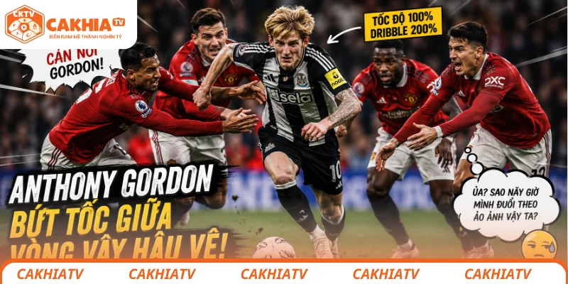 Anthony Gordon chốt thỏa thuận với Bayern 1 Anthony Gordon bứt tốc giữa vòng vây hậu vệ